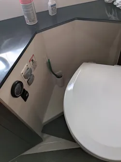 Boat/caravan toilet brush holder (dishbrush holder)
