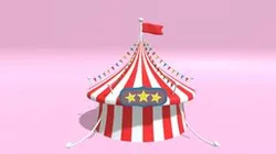 Cartoon Circus Tent 2
