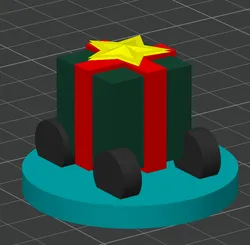 Christmas Present Derby Car