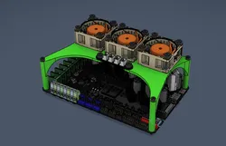 Cooling top for BTT Octopus MAX EZ