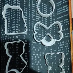 Creality Cloud | Baby Shower Bear Cookie Cutter | ملفات الطابعة ثلاثية الأبعاد