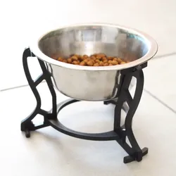 Fișiere pentru imprimante 3D | Fișier 3MF | Flat-packed Cat Food Bowl Elevated Stand