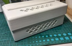 folded tissue box
