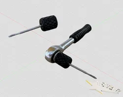 Griff vierkant 2 mm/ handle square 2 mm