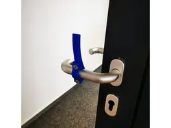hands-free forearm and elbow door handle adapter