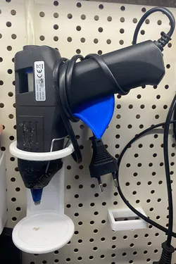 Hot Glue Gun PegBoard Holder