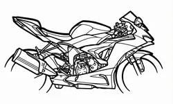 Kawasaki Ninja ZX-6R Wall Art