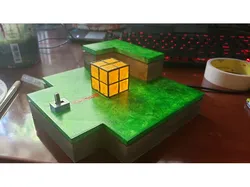 Minecraft Redstone Lamp Diorama