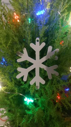 Snowflake for christmas tree