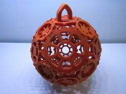 Steampunk gears christmas ornament