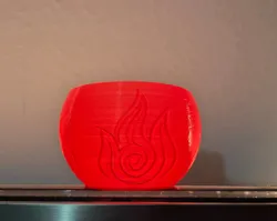 Tealight Candle Holder Avatar (ATLA) Fire Nation / Fire nation bowl