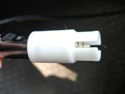 Car cigarette male plug protection case and socket adaptor.