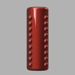 Cylinder Fidget Toy Keyring with Bumps