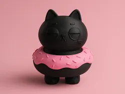 Donut Cat (Multicolor)