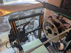 Ender 3 Spool Holder Reverse Bowden Enclosure Mount