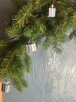 Festliche Geschenkbox für Baum & Deko