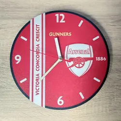 Fișiere pentru imprimante 3D | Fișier 3MF | Arsenal Wall clock