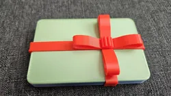 Gift Card Gift Box Bow A and B easy opening