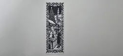 Hot Cider Christmas Market Bookmark