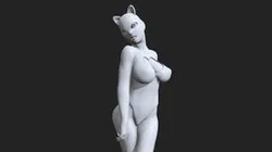 Latex Cat 3d printable model
