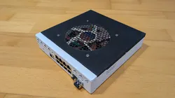 Microtik CRS310 cover with 120mm fan