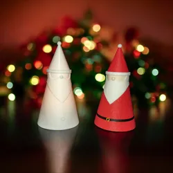 Minimalistic Santa Claus