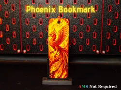 Phoenix Bookmark - Hueforge