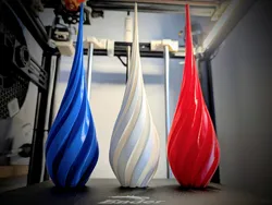 Spiral Christmas Tree Topper (Vase Mode)