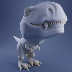 t-rex rexi - 3d print model 3D Print Model in Monsters & Creatures 345098