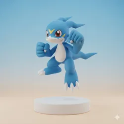 V-mon Digimon Creature Model