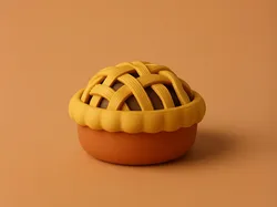 Apple Pie Figurine