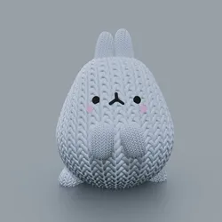 Characters & Creatures STL Descărcare - BUNNY CABLE HOLDER - Print_Verse
