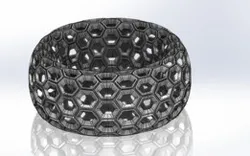 complex honey comb ring