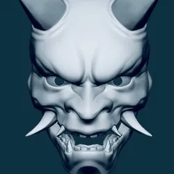 Cosplay STL تنزيل - Samurai Mask X1 - Deniell 3D Artwork