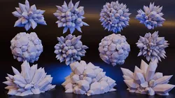 Crystal, Ice, Ore & Gem Shard Collection (DND / TTRPG)