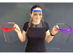 Face shield for healthcare workers