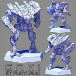 Gaki (Pose1) - by PunyKaiju