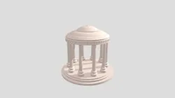 Gazebo with Pillars