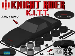 KITT - Knight Rider - Pontiac Firebird Trans Am Kit Card (1:24 scale)