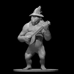 Polymorphed Bard as Giant Ape