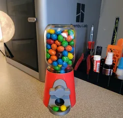 Simple Mason Jar Candy Machine - Updated with printable pin for assembly