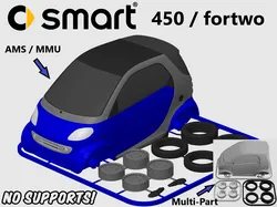 Smart 450 / ForTwo Kit Card (1:24 scale)