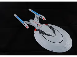 Star Trek Enterprise E (2 parts + alignment pins for easy and big printing ~385mm)