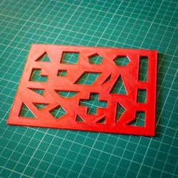 Stencil of Geometric Shapes