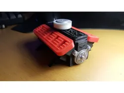 USB HOLDER - Corvega Atomic V8 Motor style Multipart EDITION