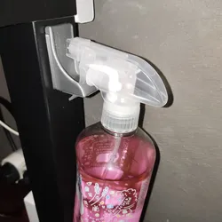 wall-mounted spray holder with invisible screws