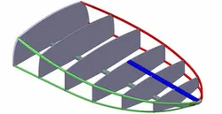 8 Foot Wood Race Boat