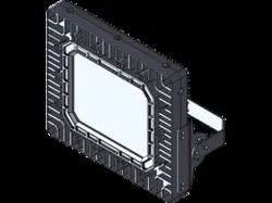 C1D1 Explosion Proof 100 Watt Low Bay LED Light Fixture - 140° Spread - Paint Spray Booth Approved
