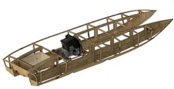 Catamaran RC Speedboat Skeleton
