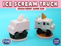 Crash Derby Ice Scream Truck Model